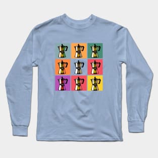 moka coffee pop Long Sleeve T-Shirt